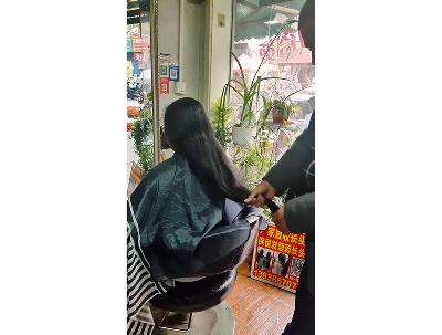 保留发型剪长头发视频（二）