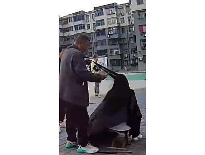 保留发型剪长头发视频（三）